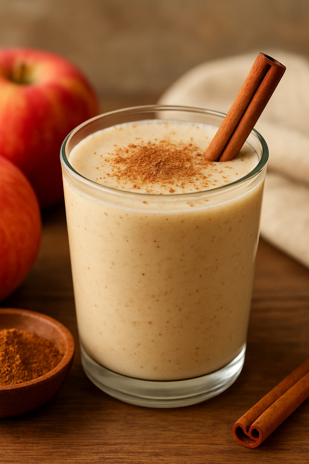 Smoothie pomme-cannelle